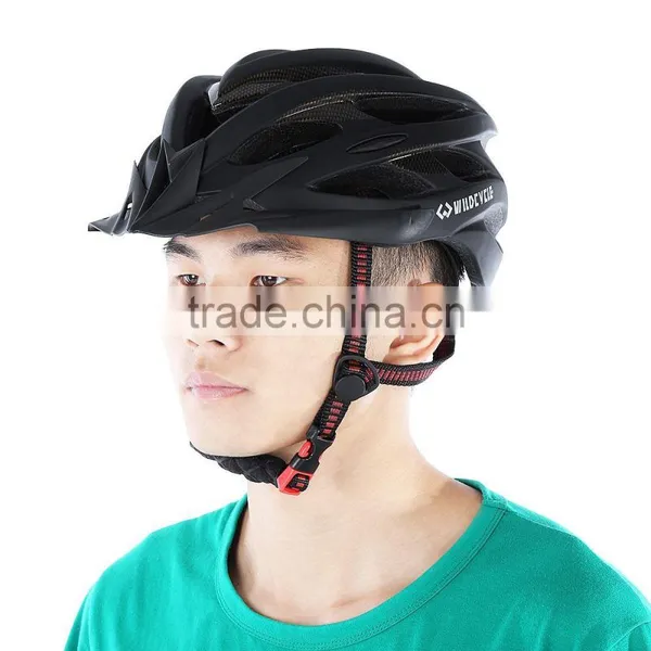 WILDCYCLE Unisex Lightweight Bicycle Helmet With Warning Taillight Detachable Sun Visor Outdoor Sports Helmet photo-6