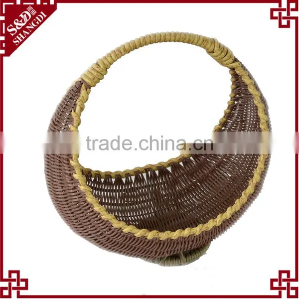 S.D Wholesale Poly Woven Rattan Gift Basket for Storage photo-2