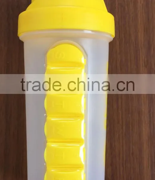 700ml Protein Shaker With Built-in Daily Pill Box Organizer photo-3