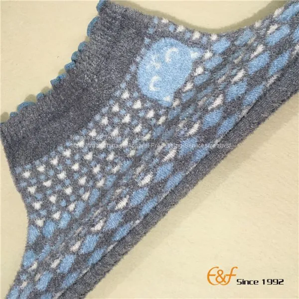 Ladies Marshmallow Elastic Jacquard Knitted Haramaki photo-3