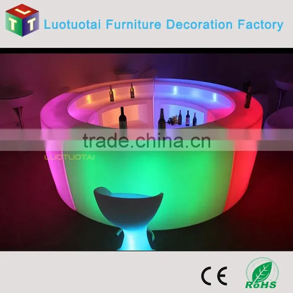 In Stocks--2015 Hot Sales Event Nightclub LED Round Snake Bar Counter photo-2
