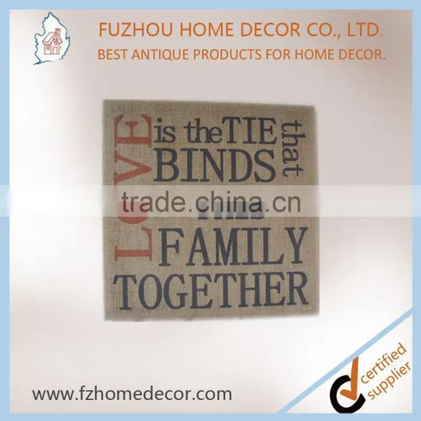 2017 Classical Linen Printing Wooden Wall Frame With Good Quanlity for Decorative photo-4
