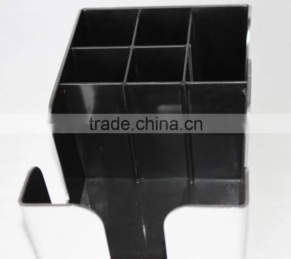 PS ABS 6 Compartments Bar Caddy/Napkin Straw Stirrer Holder photo-5