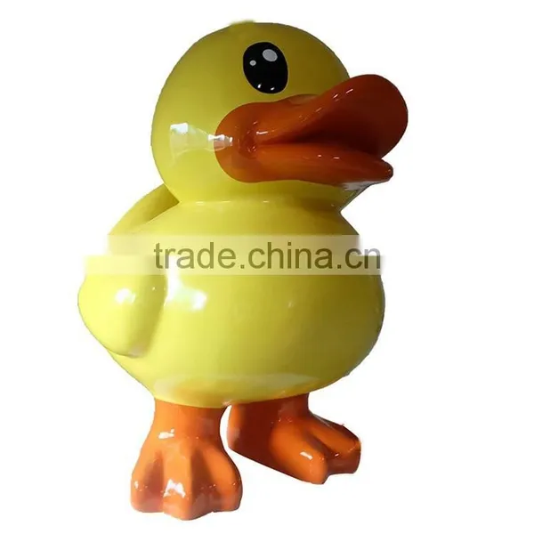 Outdoor FRP Duck Mascot Sculpture photo-6