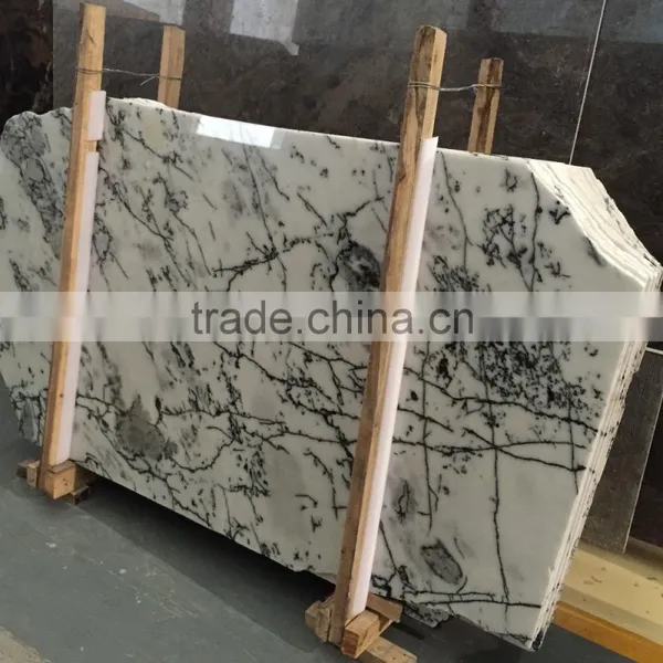 Ink White Marble China Marble Slab Price Hot Sale photo-4