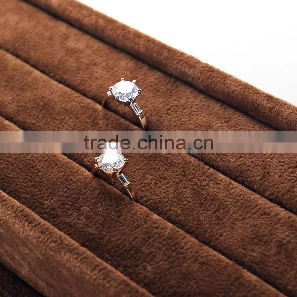 2016 Hand Made Three Layers Countertop Ring Display Case Customized photo-3