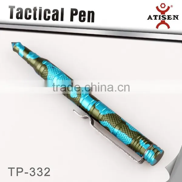 Camo Color 3 Color Self Defense Tool Tactical Pen Emergency Police Military Glass Breaker photo-3