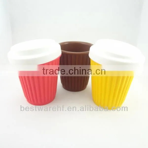 Eco-friendly FDA Silicone Cup for Beet and Coffee Dringking photo-5