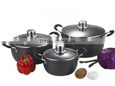 4pcs Pressed Aluminum Nonstick Sauce Pot Set photo-2