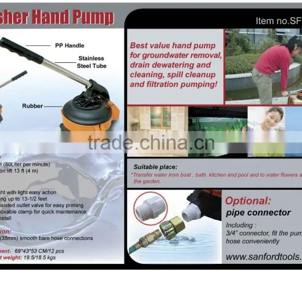 Wholesale Fashion Designed Low Pressure WaterGusher Hand Pump photo-5