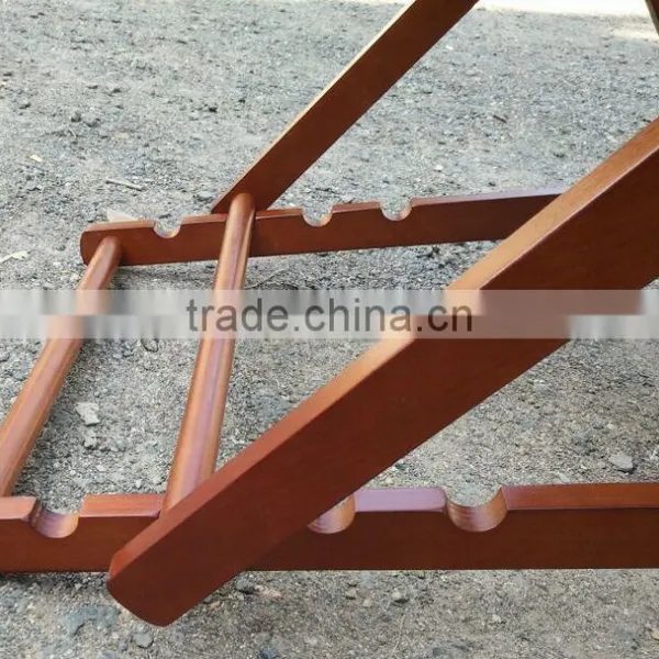 Folding 4-adjustable Wooden Chair Wood Beach Chair photo-2