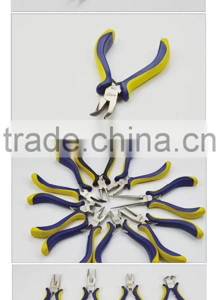 Mini Angle Jaw Tongs Bent Nose Pliers photo-5