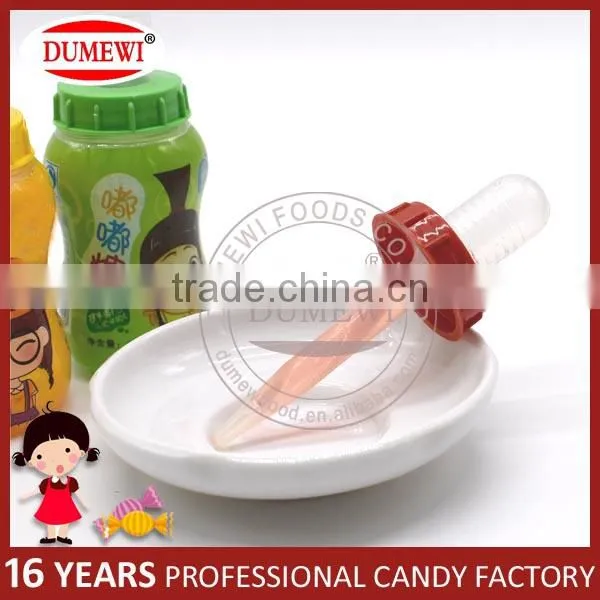 Funny Dropper Shape Bottle Sour Fruit Juice Liquid Candy for Kids photo-3