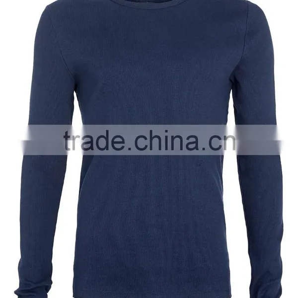 Wholesale Blank Soft Plain Long Sleeve t Shirt Long Sleeve 95 Cotton 5 Spandex t Shirt Fancy Cotton Spandex t Shirt photo-5