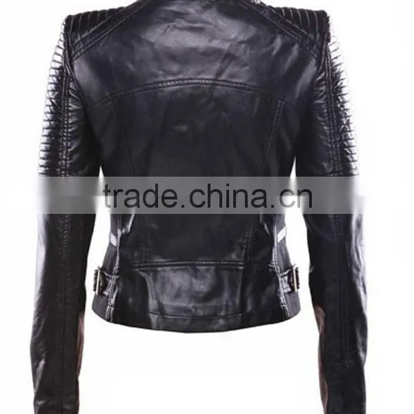 Apparel Factory Manufacturer High Quality With Exposing Zipper Cool Design Jacket photo-2