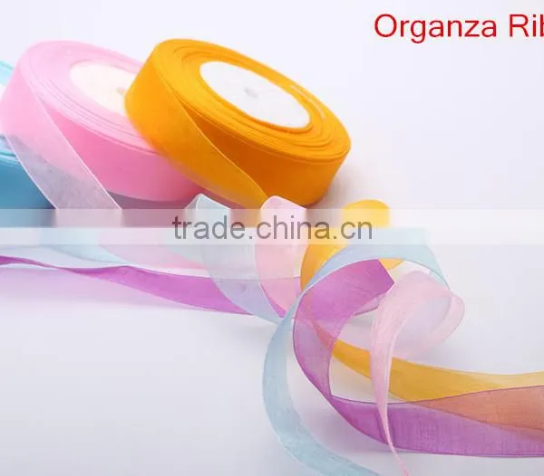 Wholesale Woven Edge Organza Ribbon in Various Colors and Sizes photo-2
