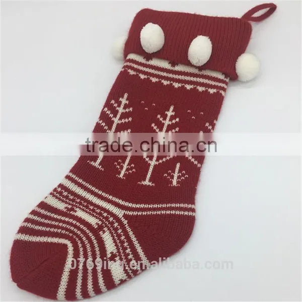 2017 Wholesale Customized Christmas Knitted Stockings photo-5