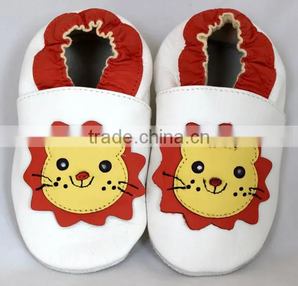 Lightning Pattern Soft Sole Genuine Leather Shoes for Baby photo-3