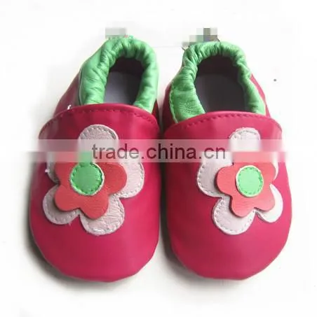 Soft Sole and Genuine Leather Baby Shoes Newborn Shoes for Girls 2016 photo-3
