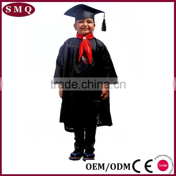Black Children Graduation Gown And Caps photo-2