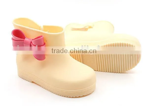 Girl's Rain Boots, Big Bow Rain Boots, Girl Rain Boots photo-5
