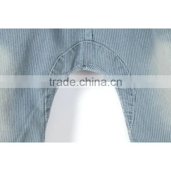 OEM Service Wholesale Price Hand Wash Kids Jeans Knit Denim Baby Harem Pants With Cotton Sting photo-5