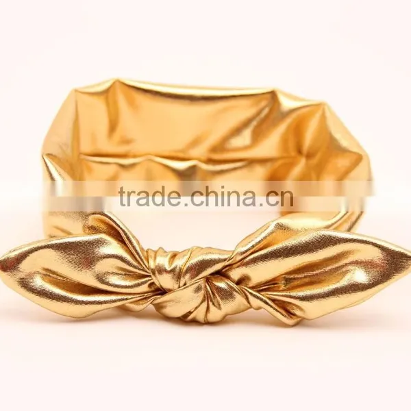 2015 New Style Baby Girls Stretch Elastic Toddler Rabbit Ear Knot Headband photo-4