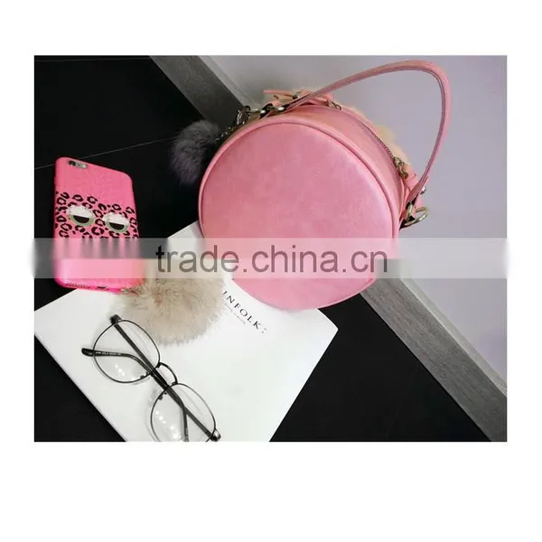 2016 Newest Design Woman Rabbit Fur Handbag Messenger Bag photo-4