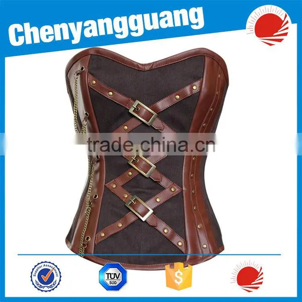 Latex Waist Trainer Corset With Fashion Corset photo-6