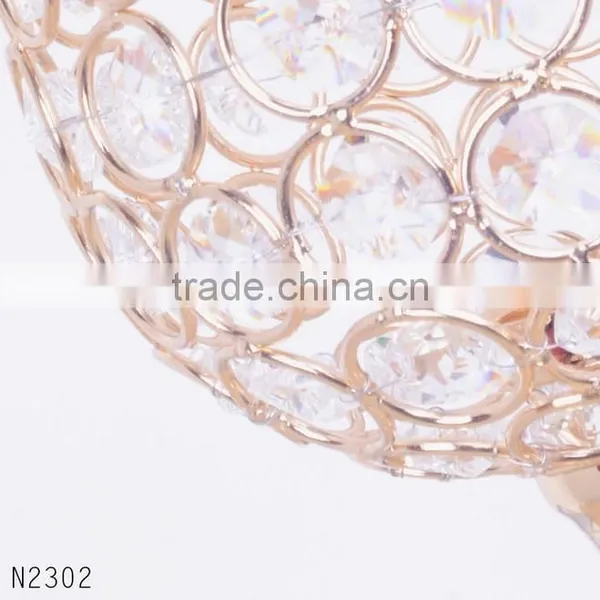 Hot Sale Crystal Candle Holders Wedding Table Decorations photo-2