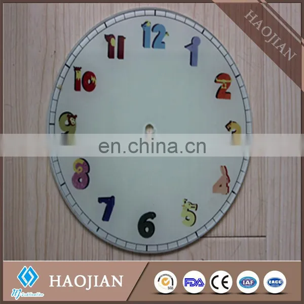 China Home Decor Wholesale Sublimation Blanks Glass Alarm Clock Wall Clock photo-5