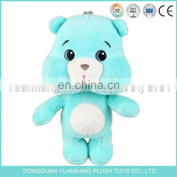 Lovely Soft Care Teddy Bear Plush Keychain With Round Face photo-2