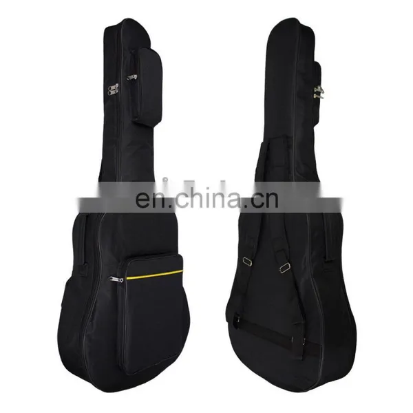 41 Inch Waterproof Guitar Bag Plus Cotton Thicken Yellow Line Package Folk Instrument Cotton Case Shoulder Pouch