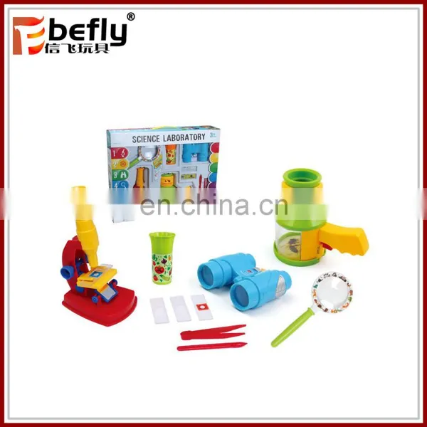 Educational Microscope Set Insect Viewer Science Kids Toys