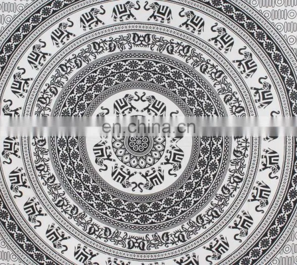 Indian Mandala Hippie Wall Hanging, Indian Bohemian Tapestry, Gypsy Bed Cover, Wall Hanging,Queen Bed Sheet photo-3