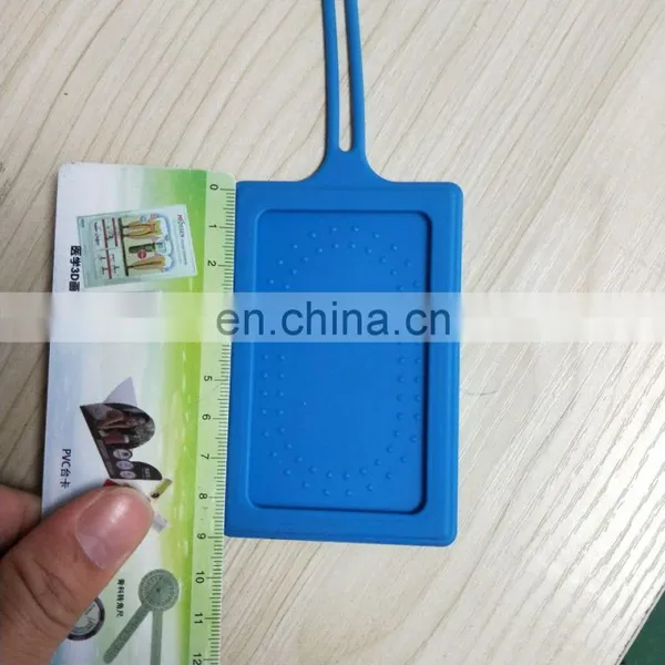 Custom Silicone Travel Luggage Tag in Different Color