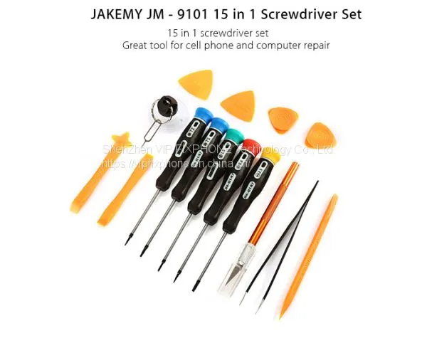JM-9102 Phone Fix Tools Screwdriver Set Pry Opening Tool Kit photo-3