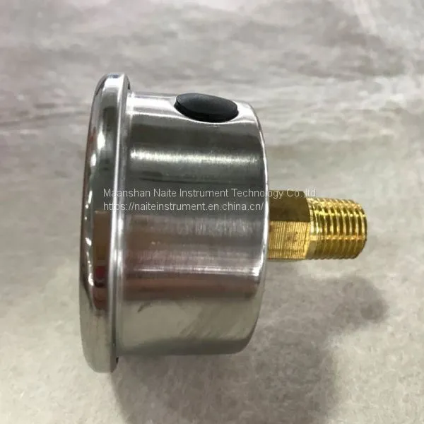 Front Flange Shock Resistant Glycerin Pressure Gauge photo-2