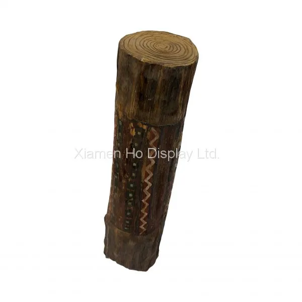 Ho Custom Artificial Garden Ornaments Props Decorative Resin Faux Hollow Tree Stump Window Display Supplier photo-4