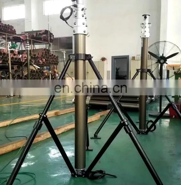 Portable Tripod Telescopic Camera Mast With Supporting Poles 4 Meters photo-2