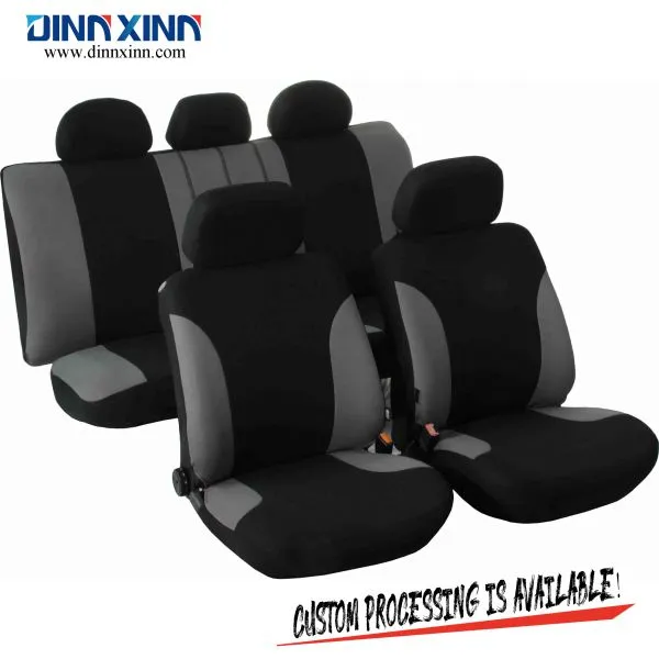 DinnXinn Mercedes 9 Pcs Full Set Cotton Pink Car Seat Covers Factory China photo-2