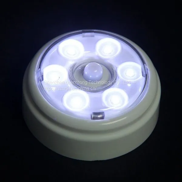 6 LED Wireless Infrared PIR Auto Sensor Motion Detector Battery