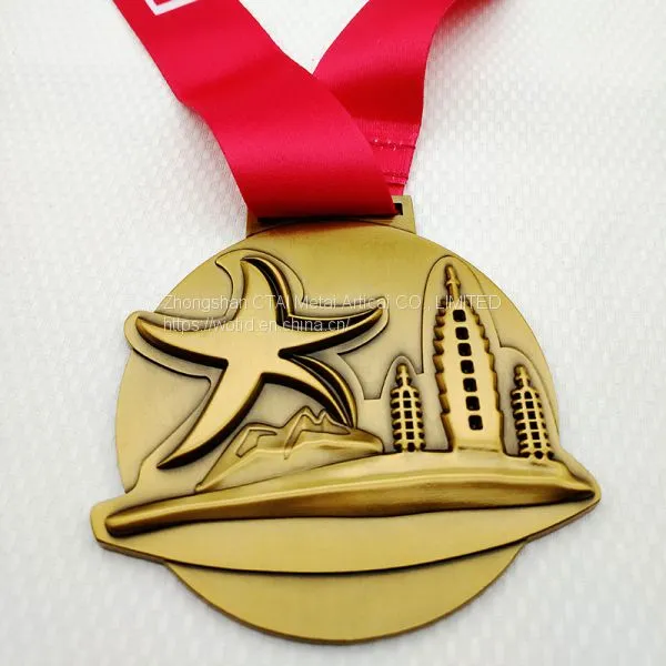 Zinc Alloy Activity Competition Medal Custom Creative Paint Games Metal Medal Marathon Medal Custom photo-3