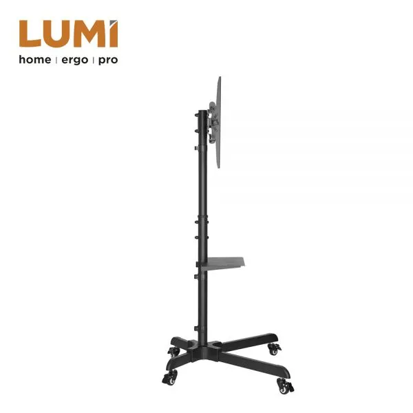Low Cost Height Adjustable Mobile Steel TV Cart photo-5