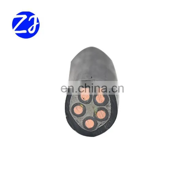 PVC Sheath YJV 5*6 Sizes Black Electrical Power Cable photo-2