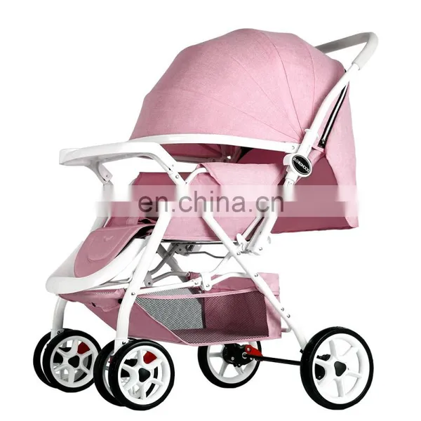 Adjustable Large Awning Baby Cart/ Baby Buggy With Dinner Plate photo-2