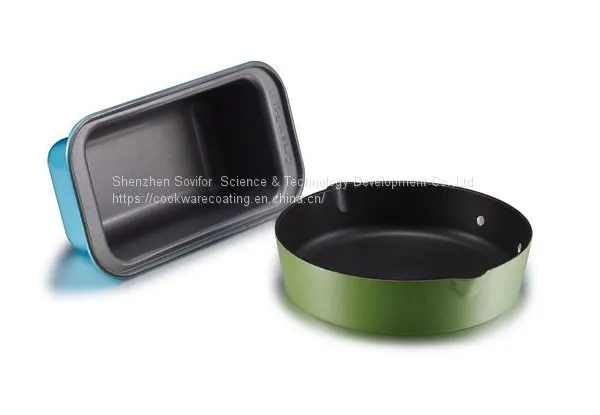 teflon coating applied to fry pan