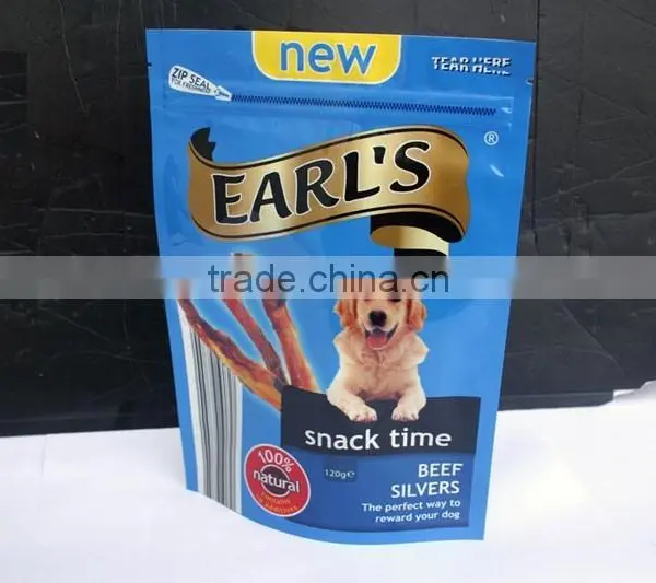 Customer Printed China Made Plastic Foil Laminated Bag With Zipper for Pet Dog photo-2