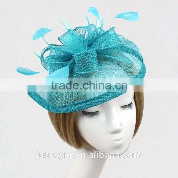 Wholesale Fashionable Hair Accessories Sinamay Fascinator With Feather photo-4