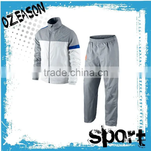 2016 Lateat Plain Black Gym Tracksuit Plus Size Custom Slim Fit Tracksuit for Men